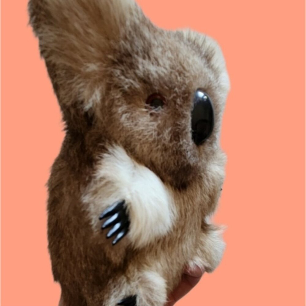 Australian Real Fur Koala Rare Vintage Decor/toy Euc - Picture 2 of 7